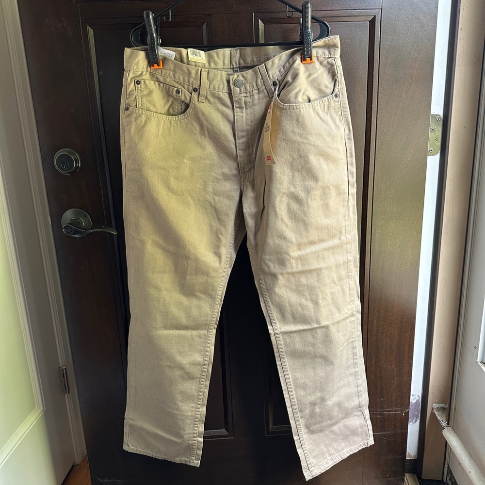 Levi's Khaki Relaxed Fit Jeans